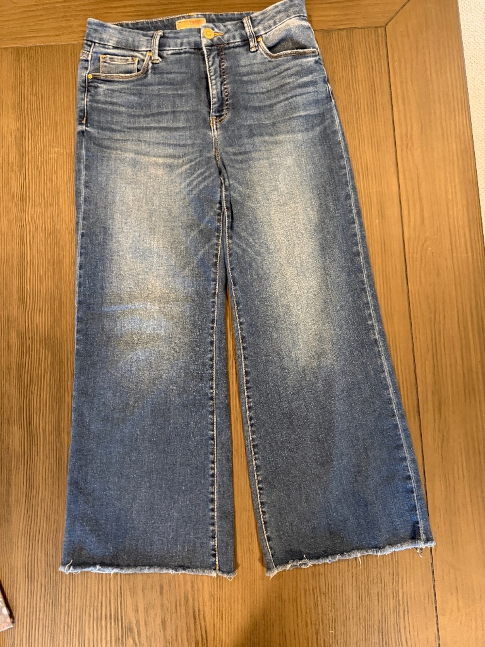 Kut from the Kloth Meg Wide Leg Jeans - Medium Blue